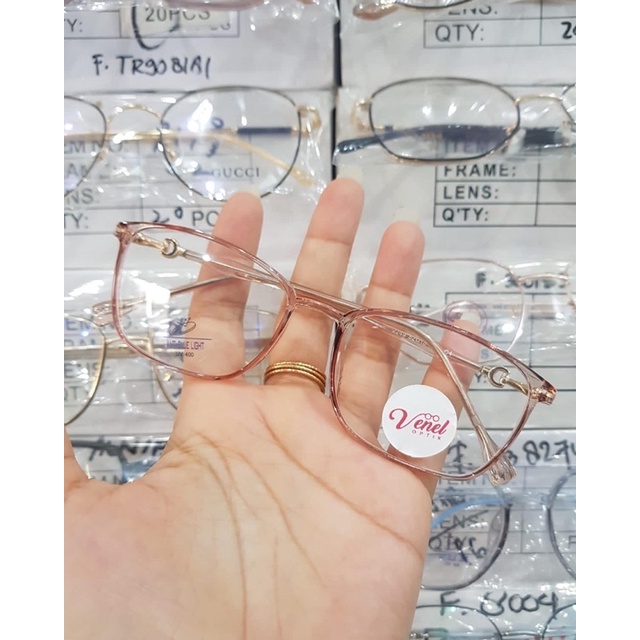 KACAMATA KOTAK RINGAN WANITA ANTI RADIASI KODE 2249