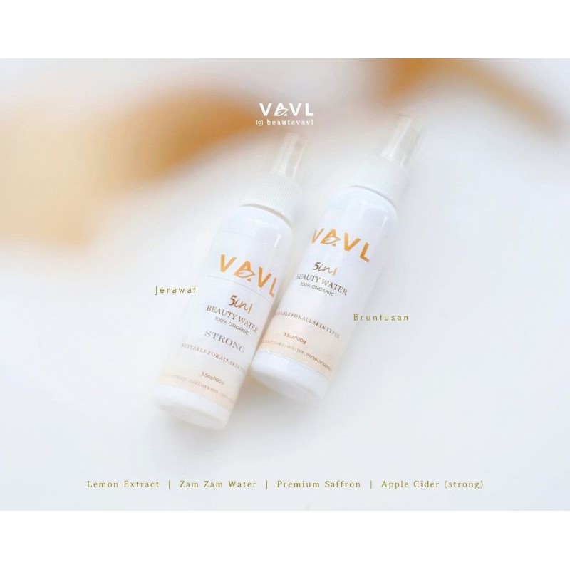 VAVL BEAUTY WATER ORI &amp; STRONG BPOM BY VIGHTNE 100% ORIGINAL