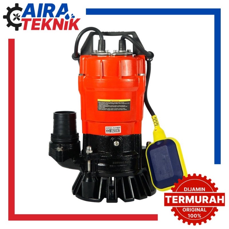 Shimizu Pompa Celup Air Kotor & Air Bersih Otomatis / Pompa Submersible SPW 500 BIT