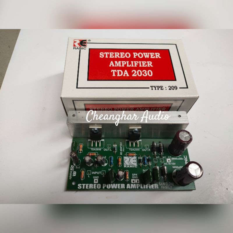 Kit Power Amplifier TDA 2030 Stereo