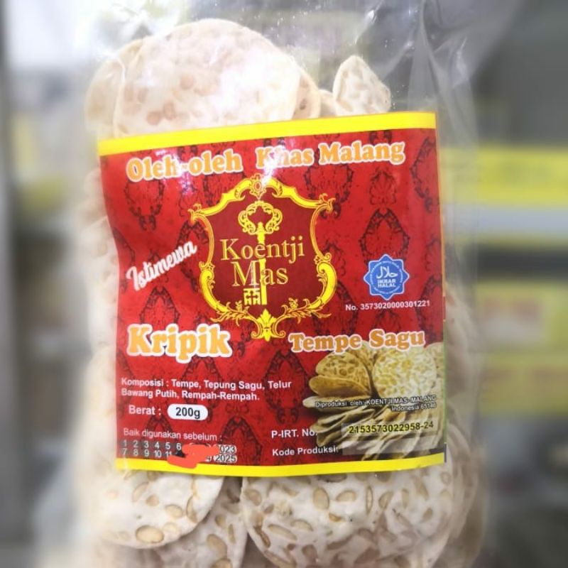 

keripik kripik tempe sagu kunci mas khusus Gojek n Grab