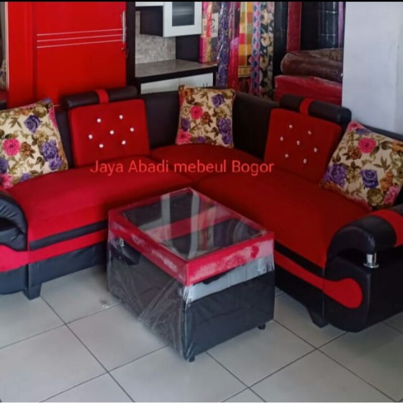 Jual Sofa L Sudut Minimalis Shopee Indonesia