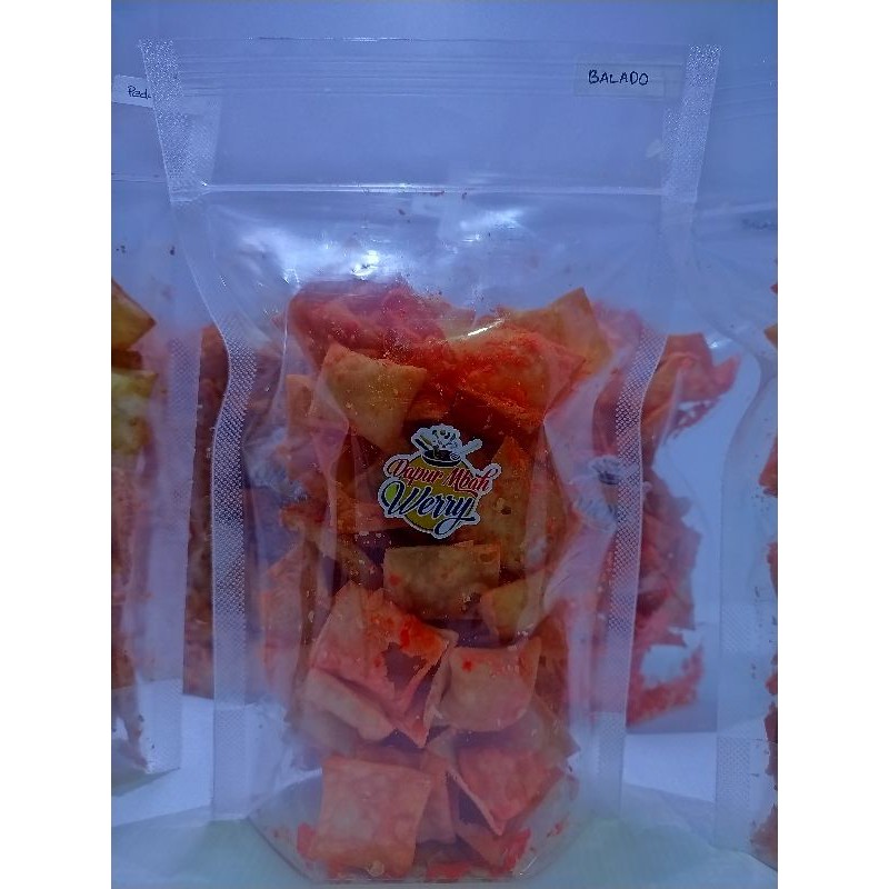 

pangsit kriuk rasa balado