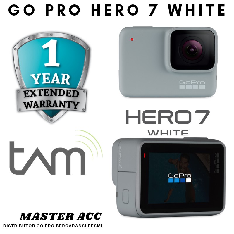 GO PRO HERO 7 SILVER EDITION ORIGINAL GARANSI RESMI TAM