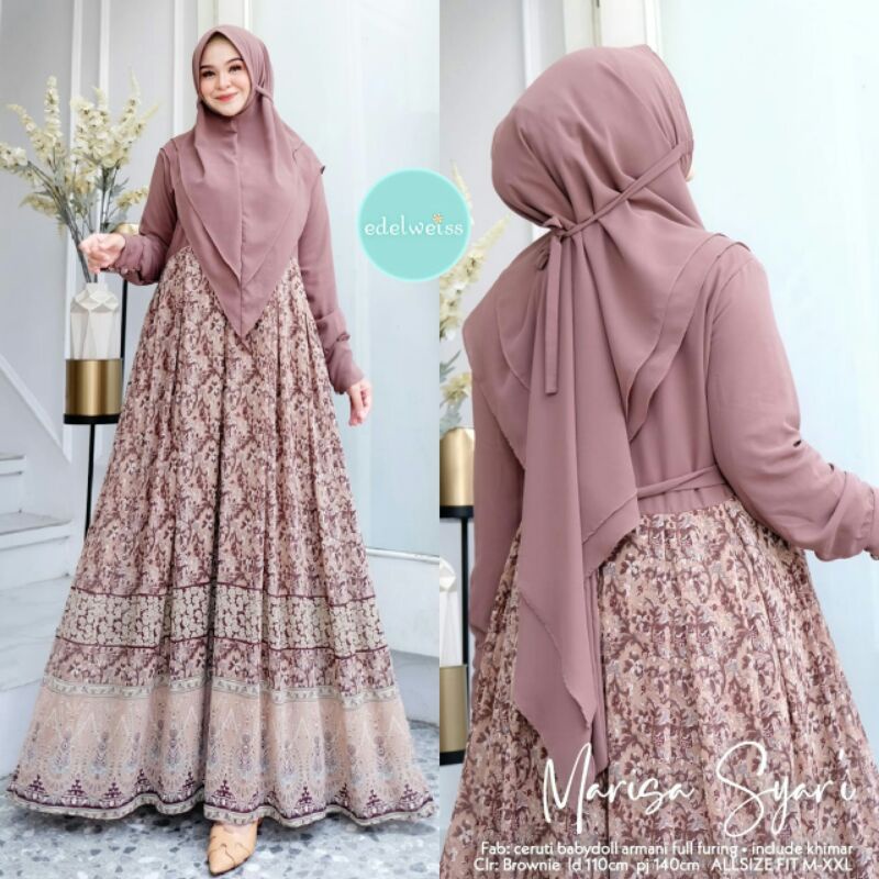 Marisa Syari By Edelweiss || Gamis Syari