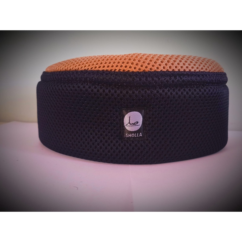 Peci Habasya SHOLLA Dewasa Bahab Double Mesh - Peci Jaring Kopiah - Peci Kopiah Songkok Dewasa - ROS