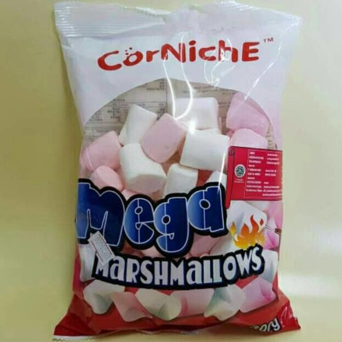 

Baru Corniche Mega Assorted Marshmallow 300 Gram/ Marshmallows/ Marsmallow Dijamin Ori