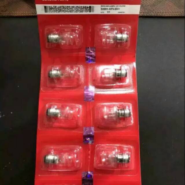 ABQORY PART__LAMPU BOHLAM DEPAN BULB HEADLIGH 12V 25W Honda KFV BOHLAM HONDA KFV_