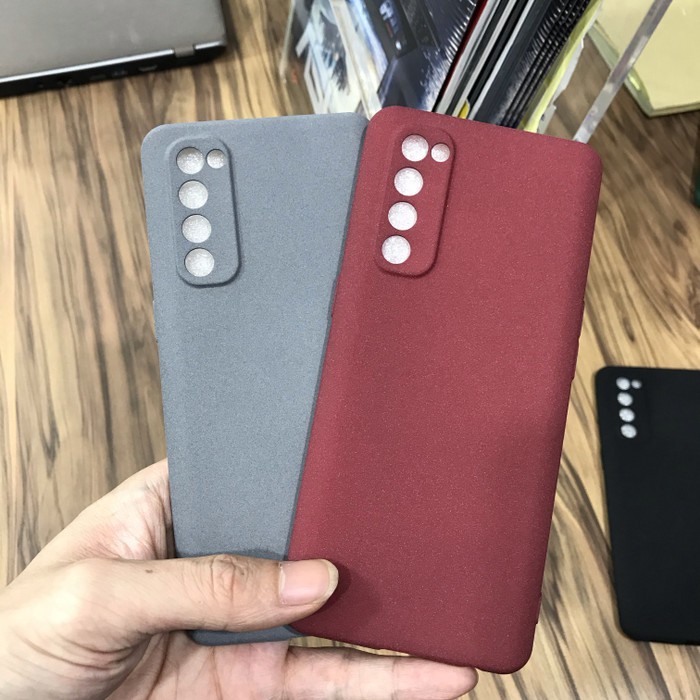 PREMIUM TPU SANDSTONE SOFT JELLY CASE CAMERA PROTECTOR OPPO RENO 4 PRO