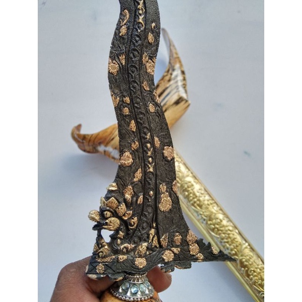 Keris Nogo Sosro Kinatah Emas Murni