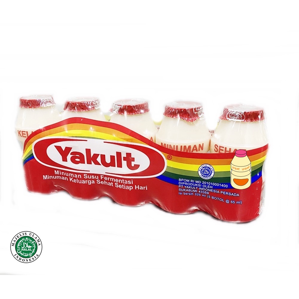 

Yakult Pack Cintai Ususmu Minum Yakult Setiap Hari isi 5 x 65ml