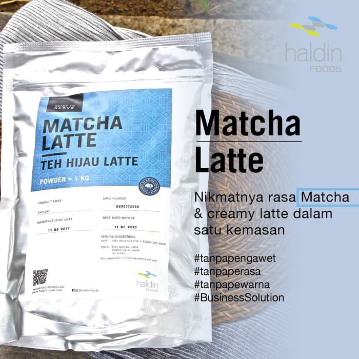 

Matcha Latte bubuk 1 Kg haldinfoods