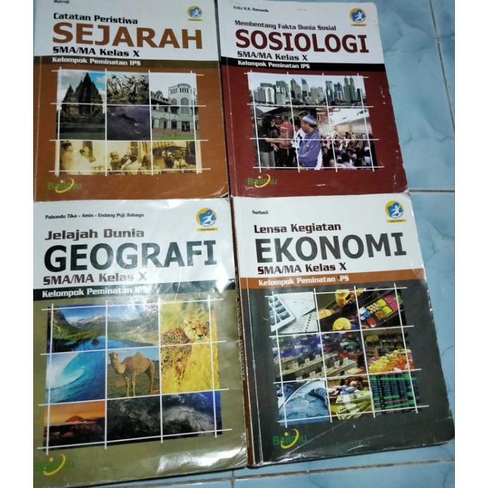 SEJARAH,EKONOMI,GEOGRAFI, SOSIOLOGI,SMA/MA KELAS 10 BAILMU K13 REVISI