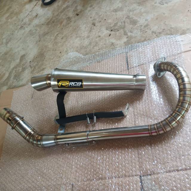 Knalpot rcb for satria fu. Vixion. Tiger dll