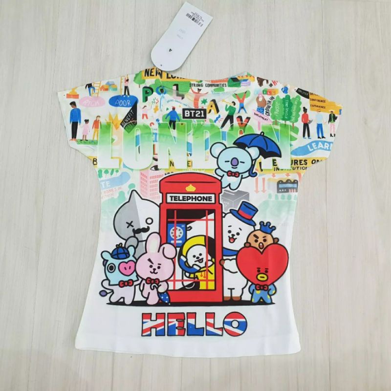 Baju Anak Girl BTS Telphone/Baju Anak Perempuan BTS/Baju Anak BTS Telphone