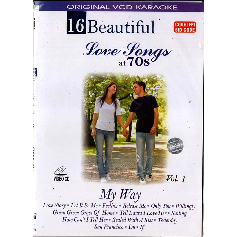 VCD KARAOKE 16 BEAUTIFUL LOVE SONGS AT 70S VOL.1 (FEELING-ONLY YOU)