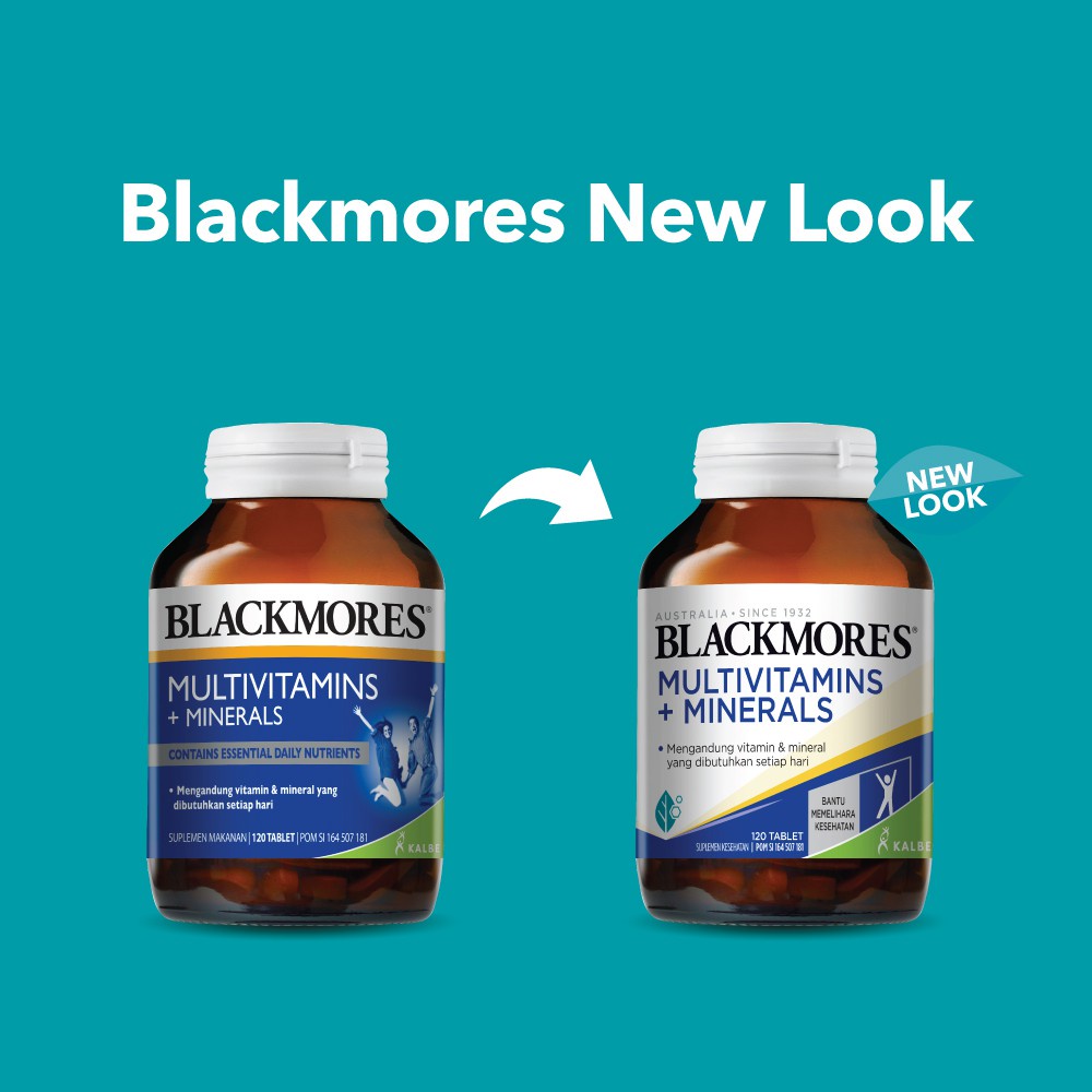 Blackmores Multivitamins + Minerals (Sertakan Packing Tambahan - Baca Deskripsi)