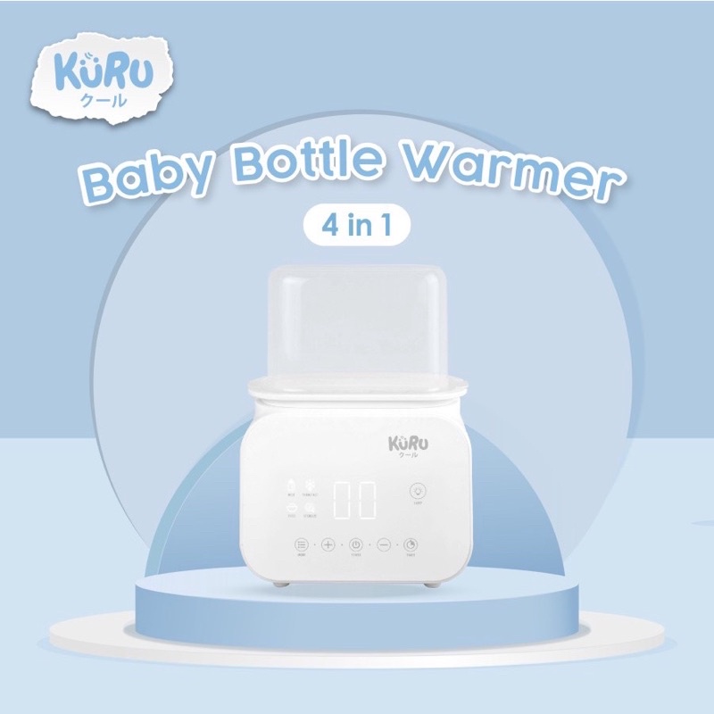 KURU Baby Smart Bottle Warmer Sterilizer 4 in 1 / Alat Penghangat Botol Susu