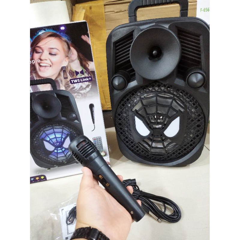 Speaker Bluetooth Aktif Portabel Jinlong 8inchi Jl-1938 free mic
