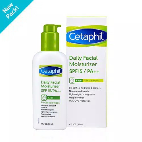 Cetaphil Daily Facial Moisturizer SPF 15/PA ++ 118 ML