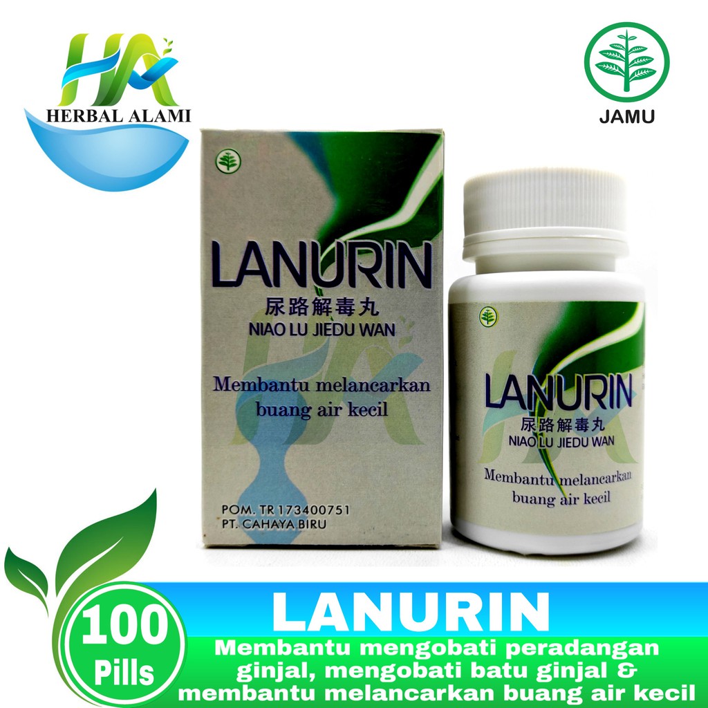 Lanurin Niao Lu Jiedu Wan - obat melancarkan buang air kecil