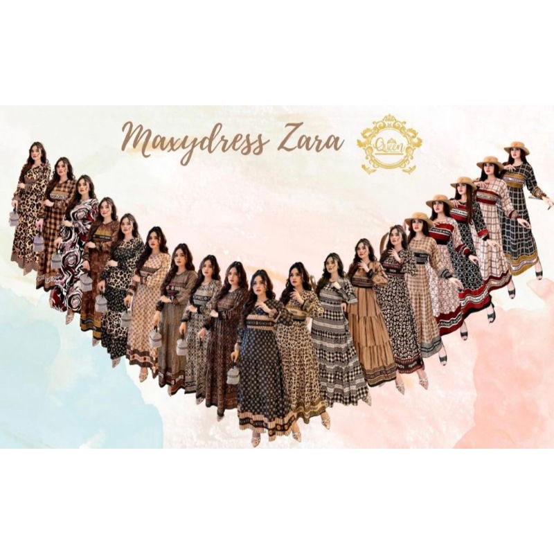 TERBARU MAXY DRESS ZARA BY QUEEN