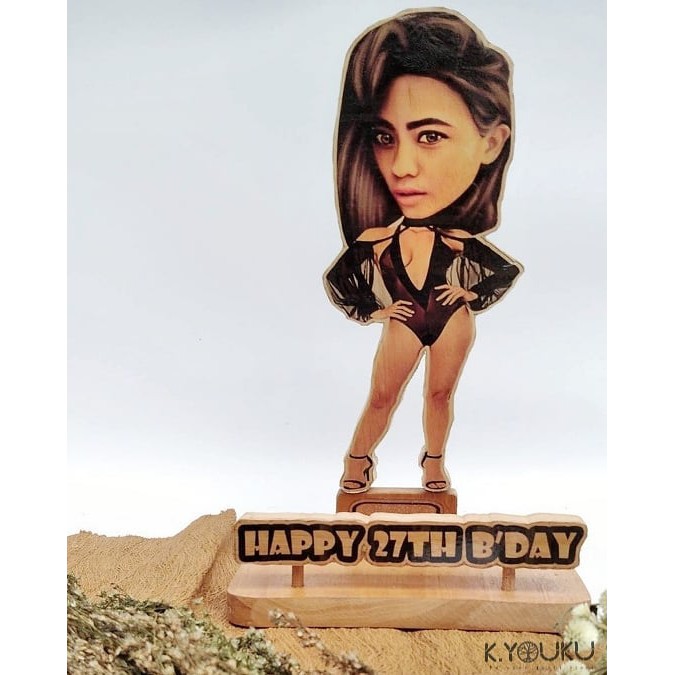 

[Best Seller] Gift / Souvenir / Kado kayu karakter