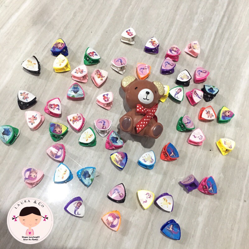 Jepit Bunga Anggrek Kupu Kupu Hair Clip Korea Aksesoris Rambut Orchid Aestetic Cantik Hiasan Kepala
