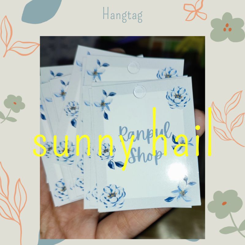 Hangtags Custom 1 sisi | Cetak Hangtags Custom Murah