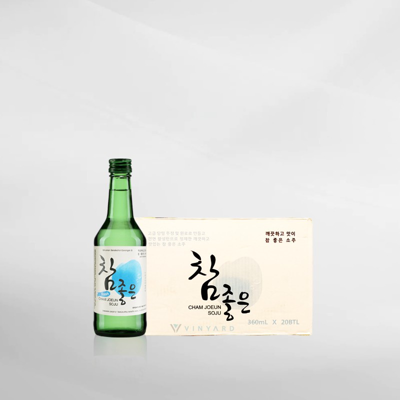 Khusus INSTANT Promo 1 Karton ( 20 Botol Soju Korea ) Cham Joeun Soju Original 360 Ml