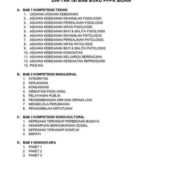Menarik.. BUKU PPPK BIDAN BANK SOAL LENGKAP P3K BIDAN KEBIDANAN