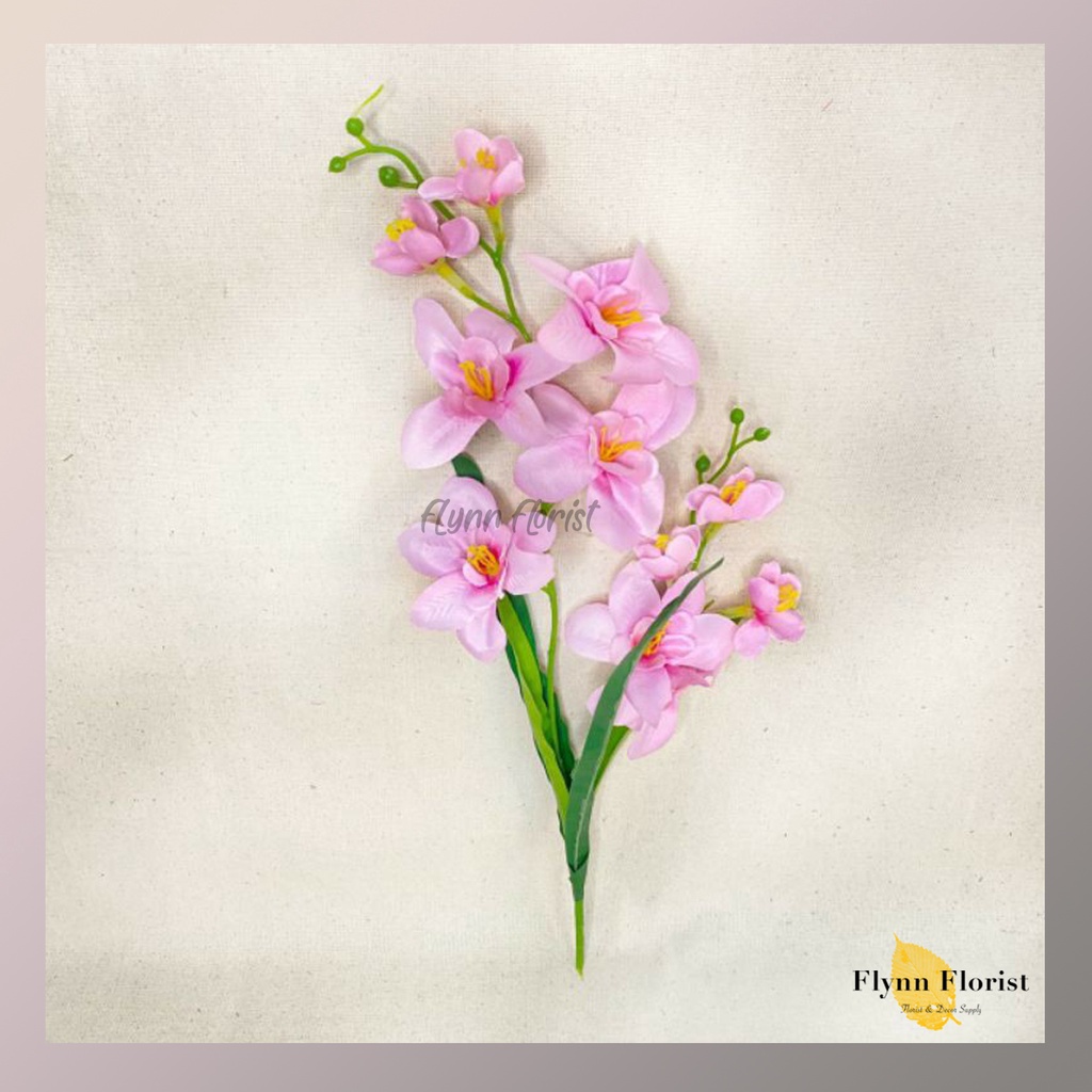 Bunga Anggrek Dendro (satuan) Bunga Artificial / Bunga Plastik / Bunga Dekorasi / Pernikahan-4