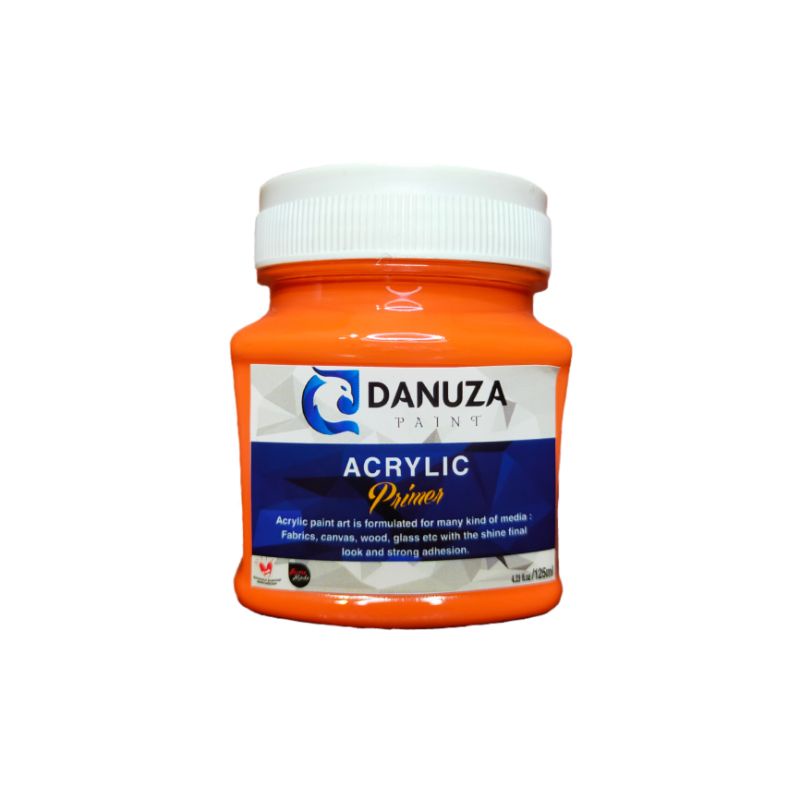 

Cat Lukis Orange Acrylic Primer Paint 125 ml