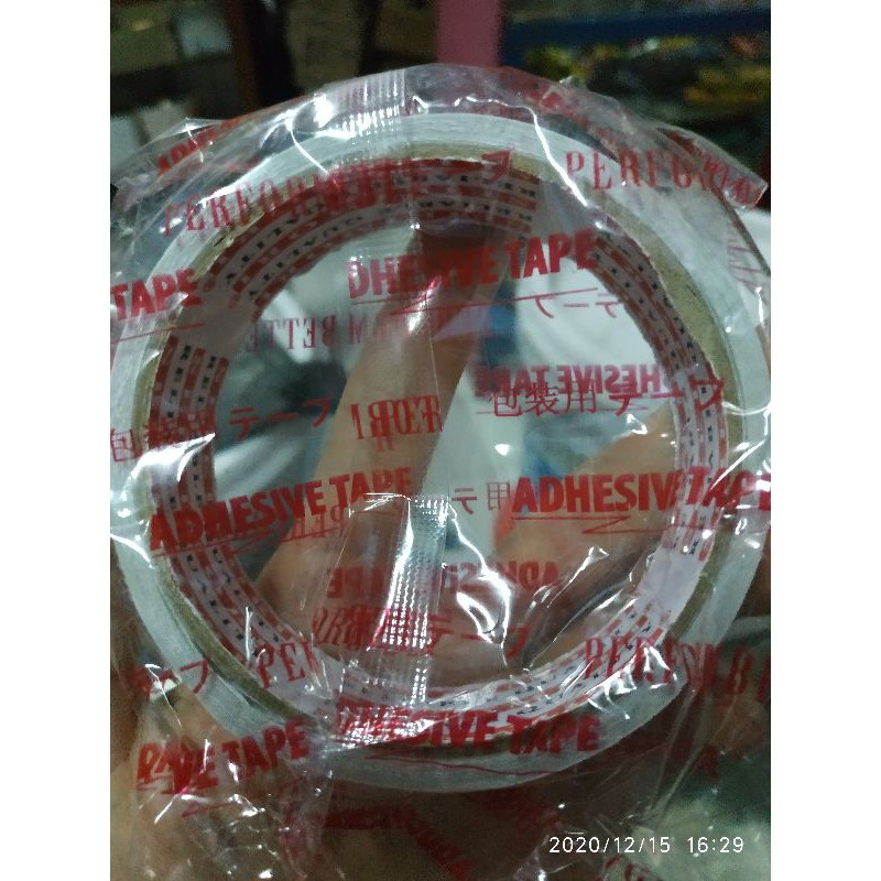 

Isolasi bolak balik 1" / isolasi 1 inch / double tape