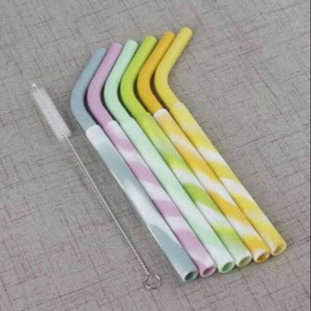 Sedotan / Straw Silicone Modif Spiral