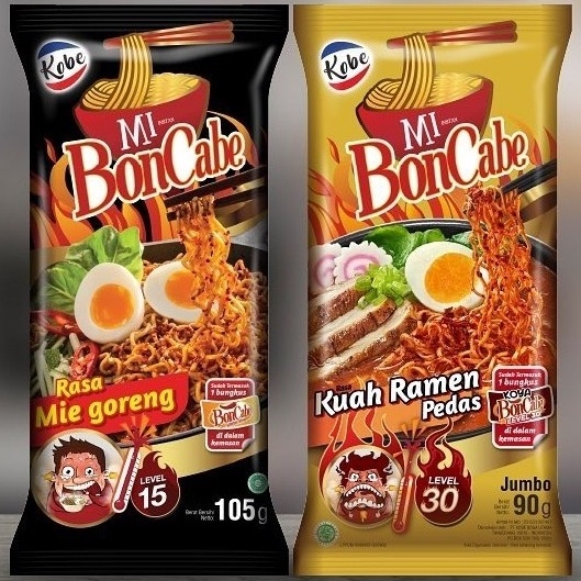 

Mie instant kobe boncabe mie goreng dan ramen pedas