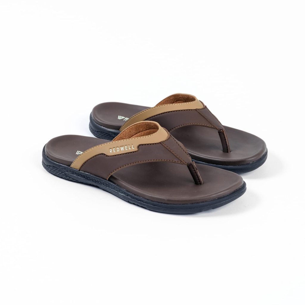 Sendal Jepit Kulit Pria Sandal Cowok Kulit REDWELL Series NADEO 002