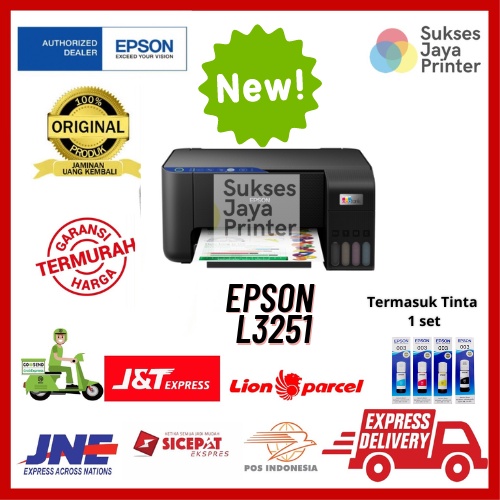 Jual Printer Epson L3251 Original Epson ALL IN ONE PRINTER RESMI