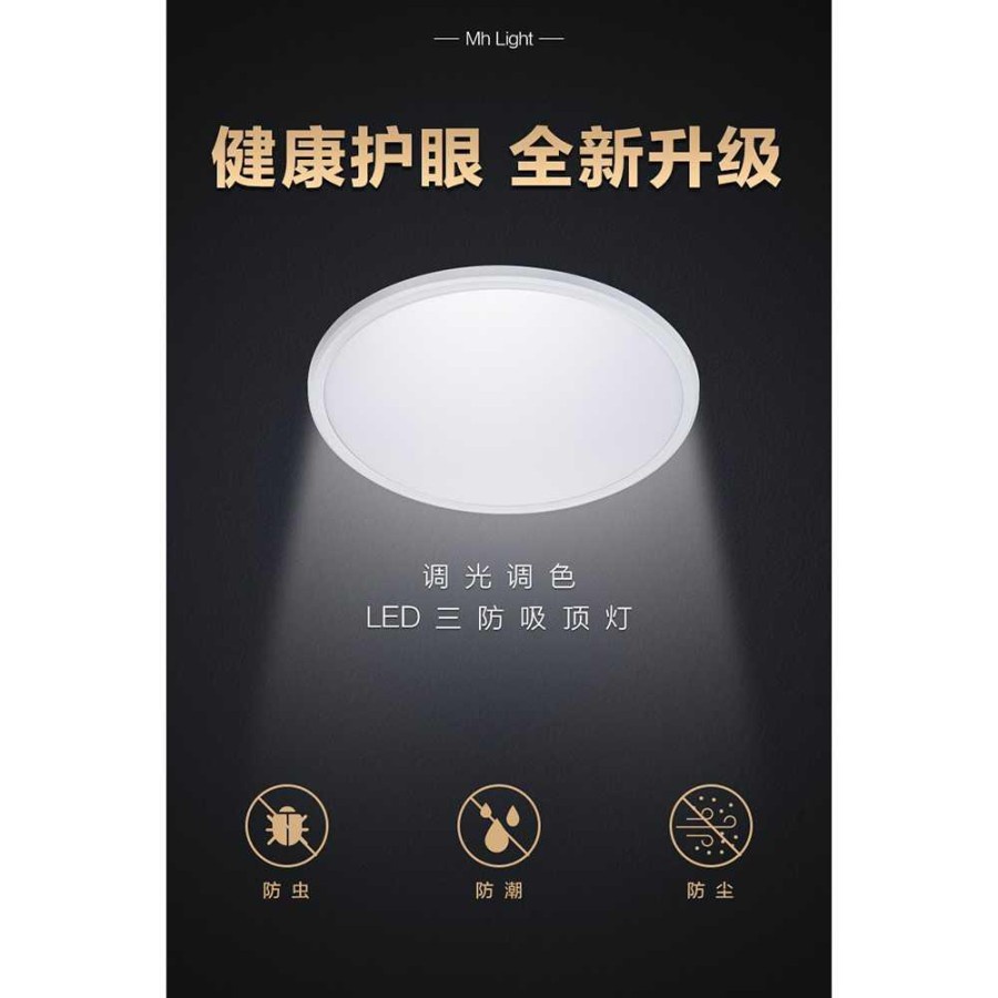 Lampu LED Plafon Modern Ceiling Light 24W - 24Wx1 - White