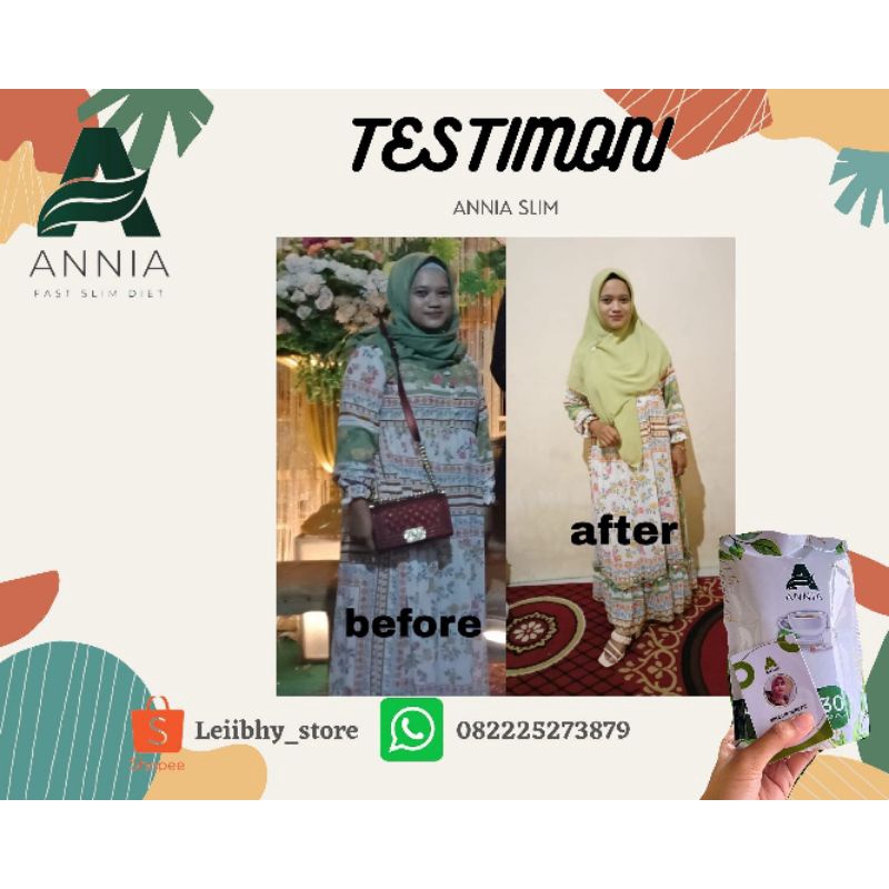 ANNIA SLIM DIET PAKET 30 (TURUN HINGGA 10-14 KG)