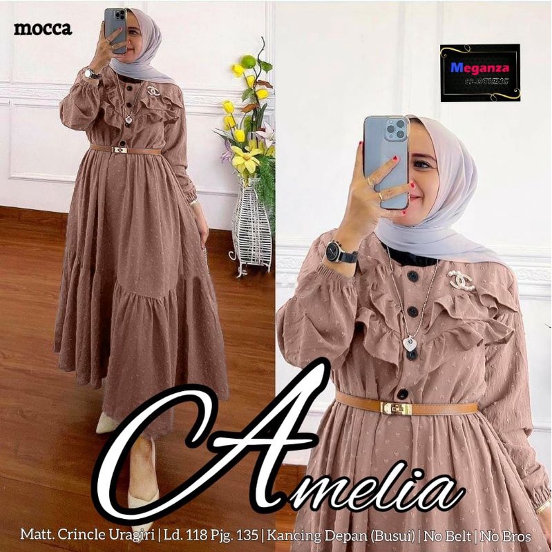 AMELIA GAMIS WANITA TERBARU BY MEGA