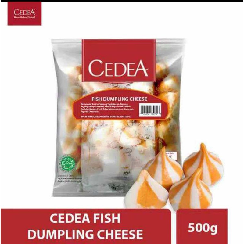 

Cedea dumpling fish cheese/ikan olahan/dumpling keju/steamboat