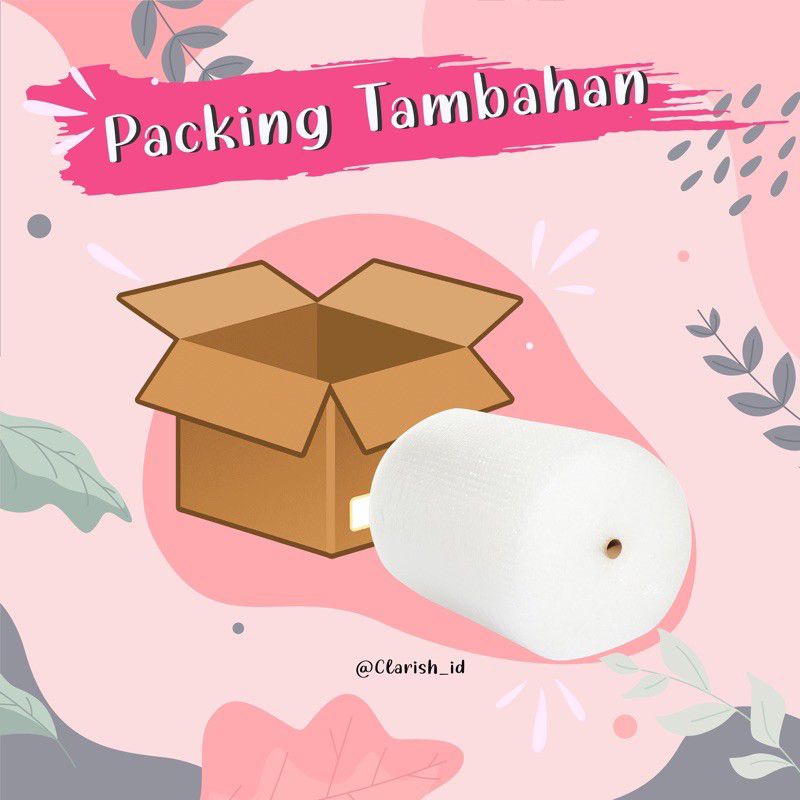 

Packing tambahan kardus dan bubble wrap