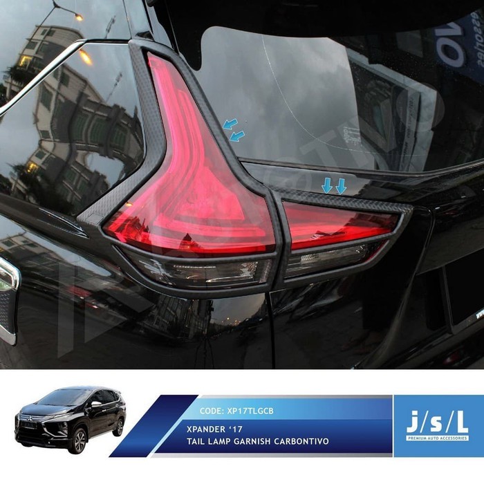 JSL Stoplamp Stop Lamp Garnis Garnish Belakang Lampu Xpander Carbon