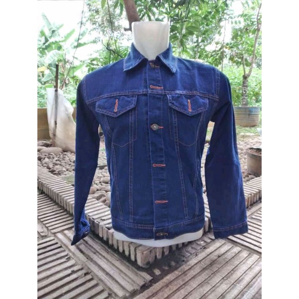 Jaket Jeans JUMBO XXXXL dan Standar Cowok terbaru