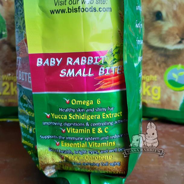 ✥ MAKANAN KELINCI - PELET MORNING SUN BABY RABBIT - PELET KELINCI ☼