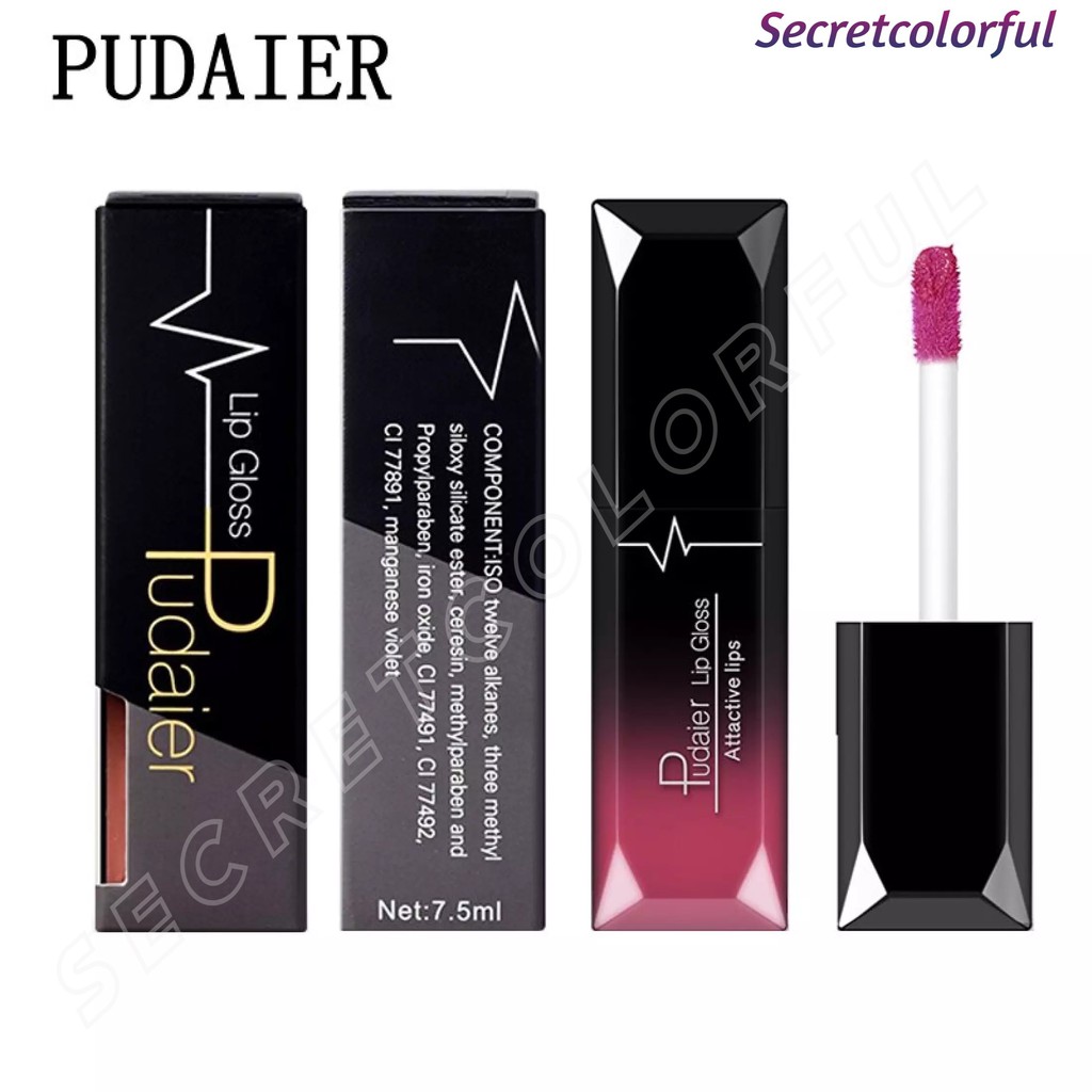 Pudaier Lipstick Cair Liquid Lipstick Matte Waterproof