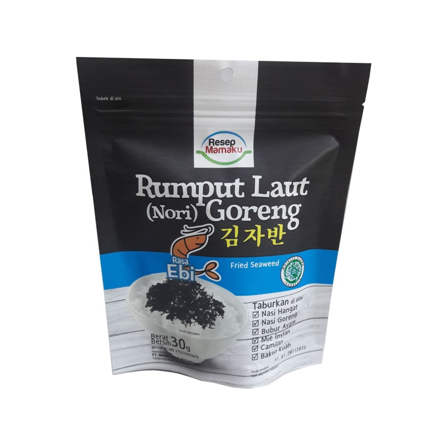 NORI GORENG RESEP MAMAKU 30GR RUMPUT LAUT FRIED SEAWEED HALAL