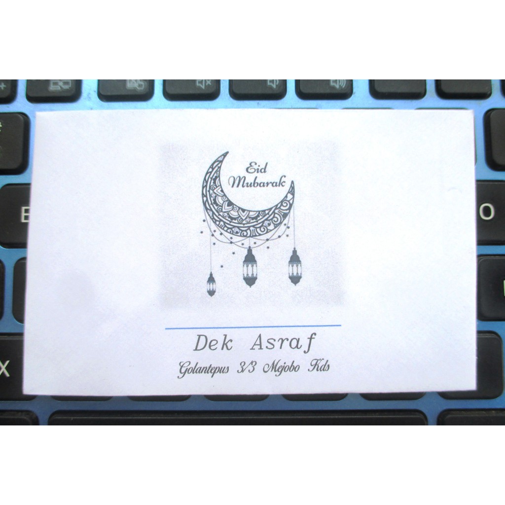 

Amplop lebaran hari raya idul fitri plus nama 50 lbr (f9)