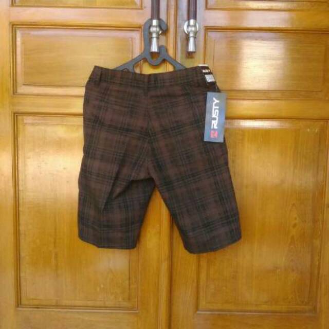 Anza_shop / CELANA KOTAK-KOTAK / KATUN JEPANG / CELANA PENDEK KAIN